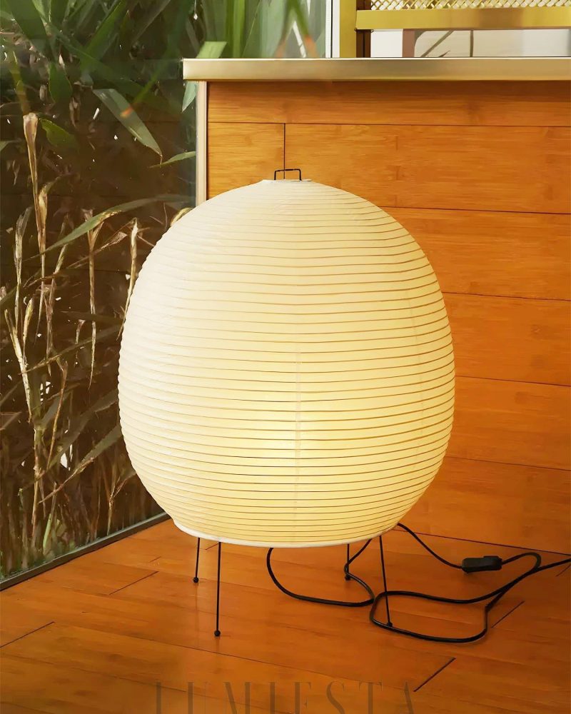 Lampa stołowa Akari Bonn z papieru ryżowego 45cm 60cm