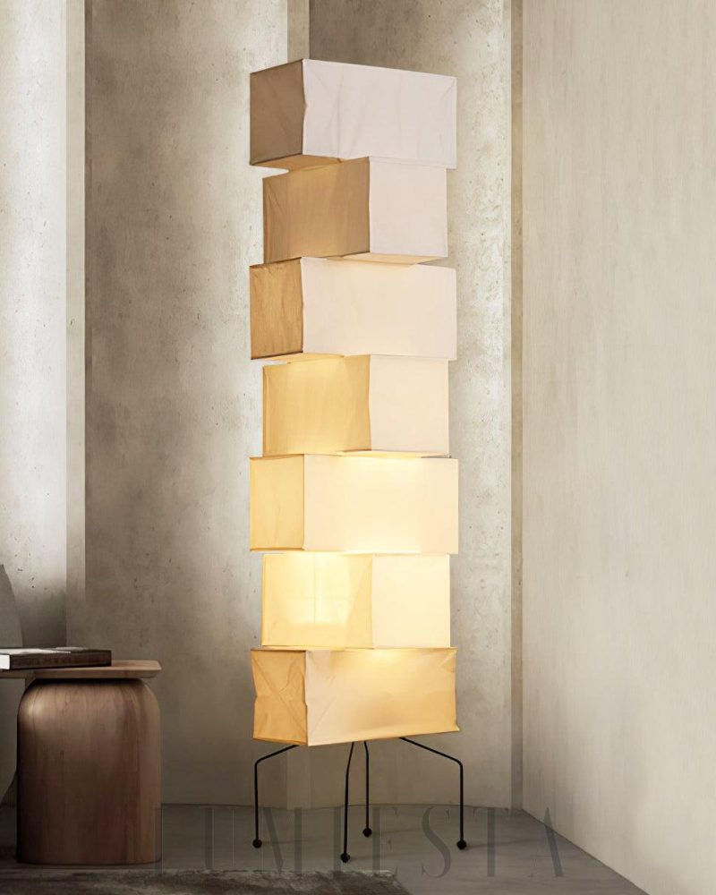 Lampa podłogowa Akari UF4-L10 stylowy detal do wnętrza