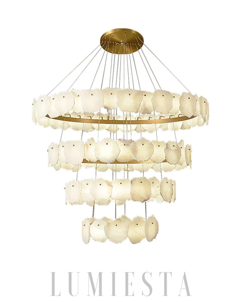 Torny - lampa wisząca okrągła wielopoziomowa w stylu nowoczesnym