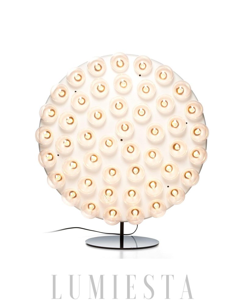 Lampa podłogowa Prop Light okrągła z szklanymi bańkami 73cm