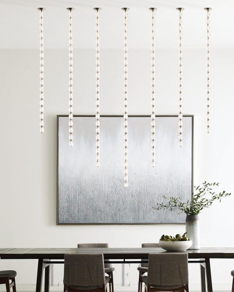 Lampa wisząca Collier Sean Lavin z kryształowymi kulami 8 16 24 28 Balls