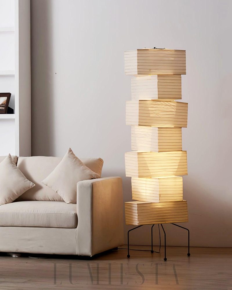 Lampa podłogowa Akari UF4-L10 stylowy detal do wnętrza
