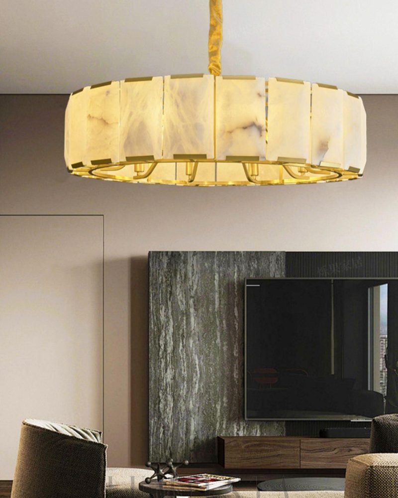 Rumiep - lampa wisząca w stylu nowoczesnym okrągła