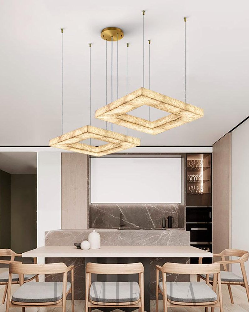 Chander - lampa wisząca w stylu nowoczesnym kwadratowa