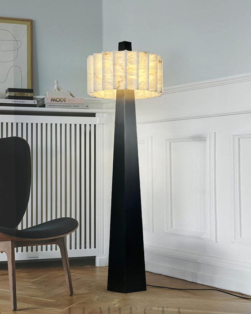 Lampa podłogowa Alabaster Grandeur w nowoczesnym stylu 50cm