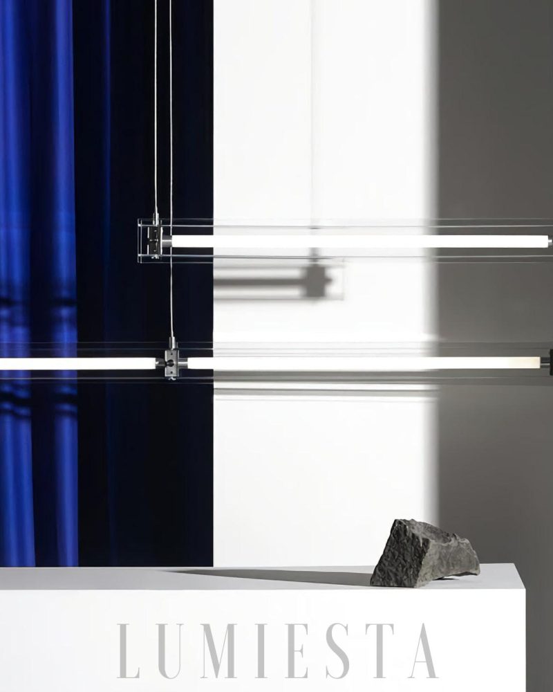 Lampa Wisząca Mazha w Stylu Nowoczesnym Chrom i Przezroczysta