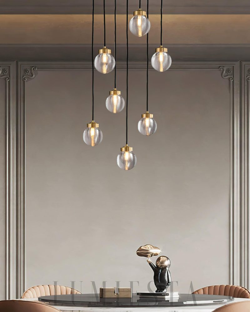 Lampa wisząca Fantasy Pearl Ball w stylu vintage 56cm