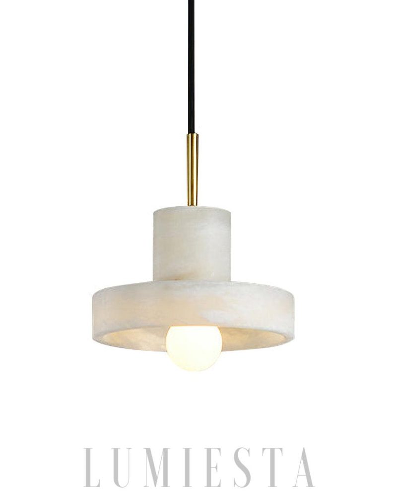 Lampa wisząca Universo ST w stylu alabastrowym 200cm