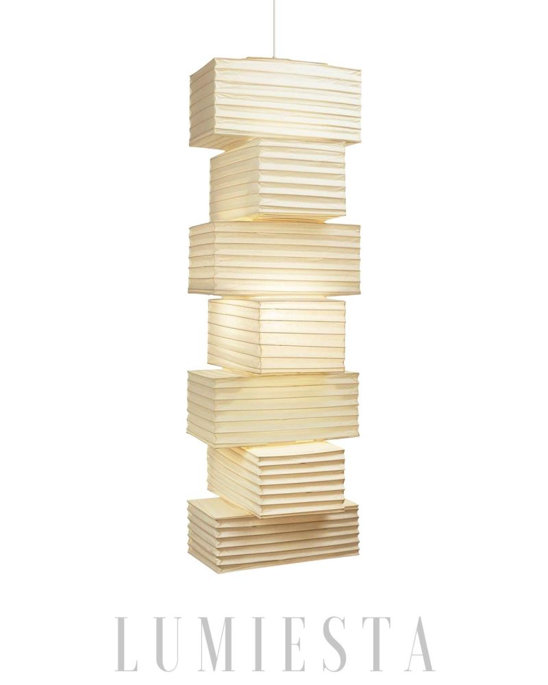 Lampa wisząca Akari 36N w białym kolorze klasyczny design