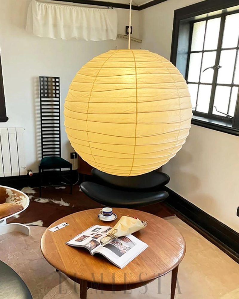 Lampa wisząca Akari 120D w stylu japońskim średnica 120cm