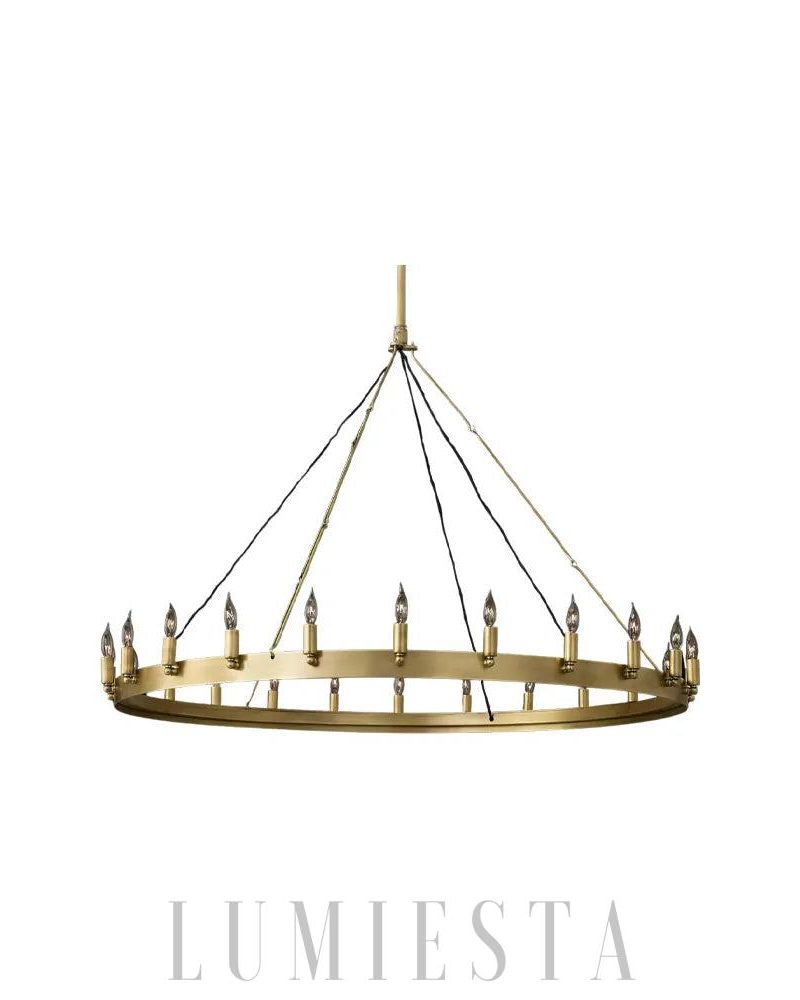 Lampa wisząca Camino Vintage Kandelabrowa 50 cali w stylu industrialnym