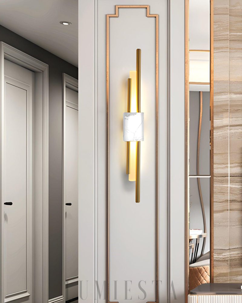 Lampa ścienna Marble Tanto w stylu nowoczesnym z marmuru