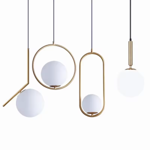 Mila - Glass Globe Pendant Lamp Modern Design
