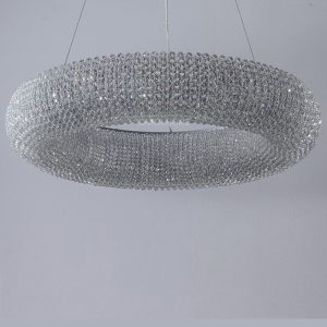 Serivia - Kryształowa lampa wisząca okrągła
