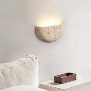 Arc-Bowl-Travertine-Wall-Lamp-Vidirlighting3_1.jpg Arc Bowl - Beżowa lampa ścienna z travertynu 20cm elegancja