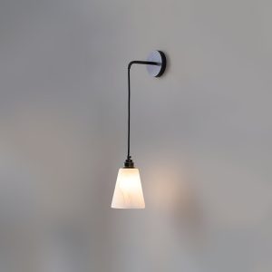 Conical-Droplet-Alabaster-Wall-Lamp-Vidirlighting3_22.jpg Mykonos - Lampa ścienna stożkowa Alabaster biało-złota