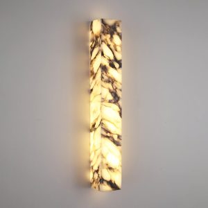 Marble sconce Cuboid Mira rectangular 50cm 60cm