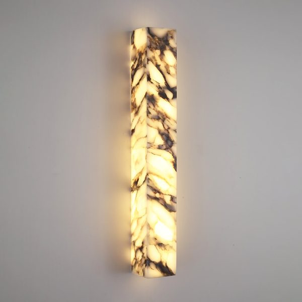 Marble sconce Cuboid Mira rectangular 50cm 60cm
