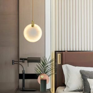 Harvest - alabaster pendant lamp in a modern style