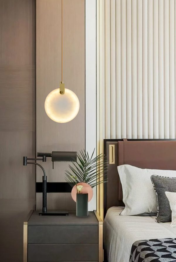 Harvest - alabaster pendant lamp in a modern style