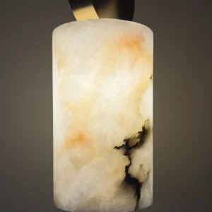 Etrusca - lampa wisząca z alabastru