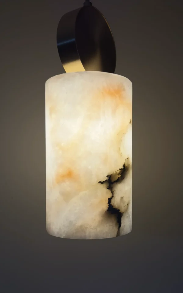 Etrusca - lampa wisząca z alabastru