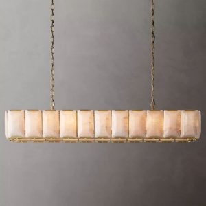 HaloCalciteRectangularChandelier74_6.jpg Harson Calcite - Nowoczesny żyrandol prostokątny 185cm