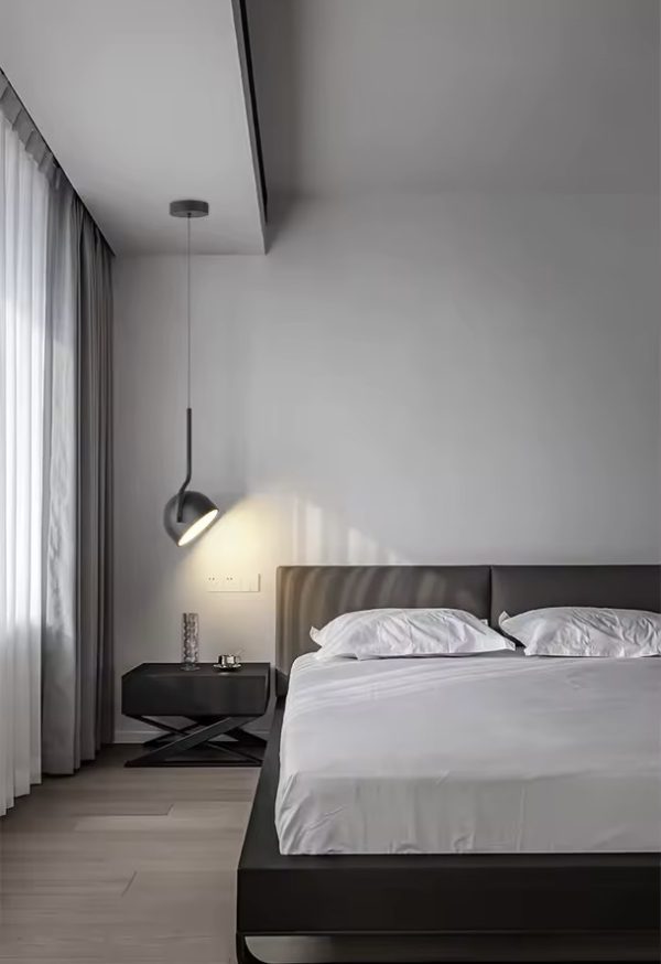 IMG_4490.jpg Skandynawska lampa wisząca LED z obrotowym kloszem