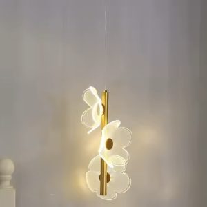 IMG_4513.jpg Lampa wisząca w stylu nowoczesnym z kwiatowym motywem