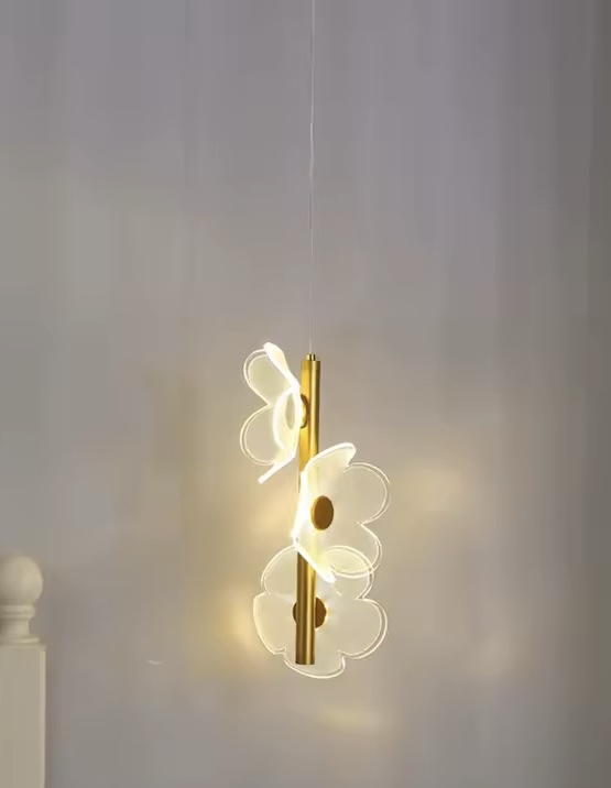 IMG_4513.jpg Lampa wisząca w stylu nowoczesnym z kwiatowym motywem