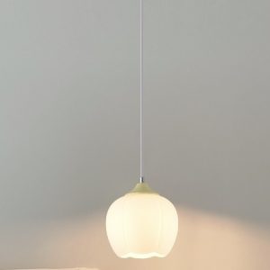 Glass Pendant Lamp Flower Bud in the Shape of a Flower