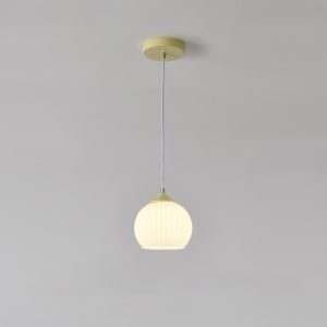 Glass Pendant Lamp Flower Bud in the Shape of a Flower