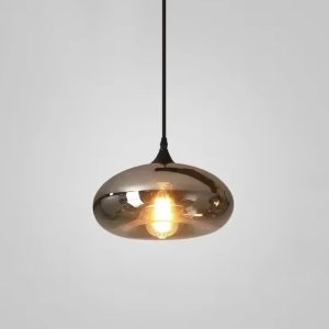 Klasyczna szklana lampa wisząca Lino w eleganckim stylu