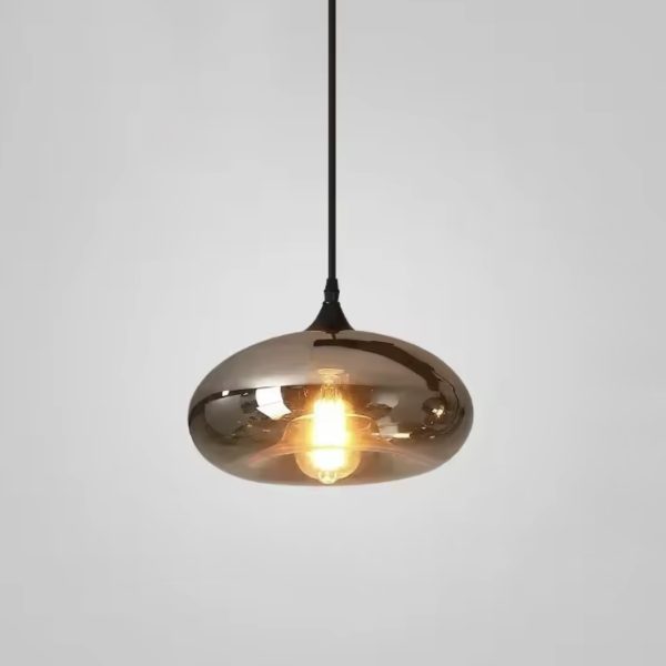 Klasyczna szklana lampa wisząca Lino w eleganckim stylu