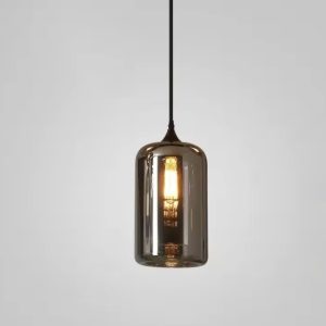 Klasyczna szklana lampa wisząca Lino w eleganckim stylu