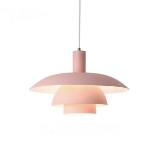 Screenshot Trójwarstwowa lampa wisząca z aluminiowymi kloszami 40 cm