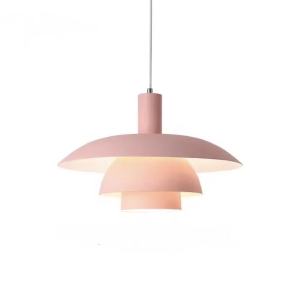 Screenshot Trójwarstwowa lampa wisząca z aluminiowymi kloszami 40 cm