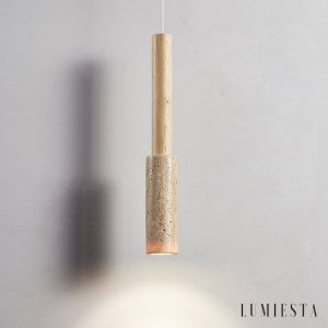 Lumiesta-appiana-lampa-wiszca-trawertynowo-drewniana-ta-do-jadalni-4h27150-cm-3.jpg Appiana - Lampa wisząca trawertynowo-drewniana, żółta do jadalni, Ø4×H27/150 cm