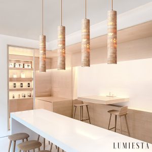 Lumiesta-aureliax-lampa-wiszca-trawertynowa-ta-do-salonu-i-jadalni-62535-cm-2.jpg Aureliax - Lampa wisząca trawertynowa, żółta, do salonu i jadalni, Ø6×25/35 cm