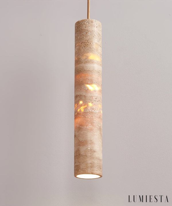 Lumiesta-aureliax-lampa-wiszca-trawertynowa-ta-do-salonu-i-jadalni-62535-cm-5.jpg Aureliax - Lampa wisząca trawertynowa, żółta, do salonu i jadalni, Ø6×25/35 cm