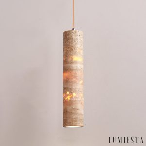 Lumiesta-aureliax-lampa-wiszca-trawertynowa-ta-do-salonu-i-jadalni-62535-cm-rozmiar-6-cm-x-wysoko-25-cm-kolor-ty-trawertyn.jpg Aureliax - Lampa wisząca trawertynowa, żółta, do salonu i jadalni, Ø6×25/35 cm