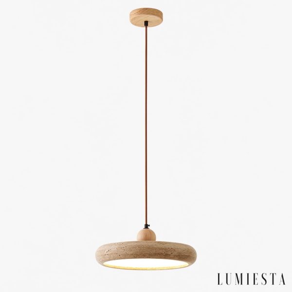 Lumiesta-aureterra-830-lampa-wiszca-trawertynowa-ta-do-salonu-i-jadalni-30-x-h11-cm-rozmiar-30-cm-x-wysoko-11-cm-kolor-ty-trawertyn-barwa-wiata-ciepa.jpg Aura Terra - Lampa wisząca trawertynowa, żółta do salonu i jadalni, Ø30 x H11 cm