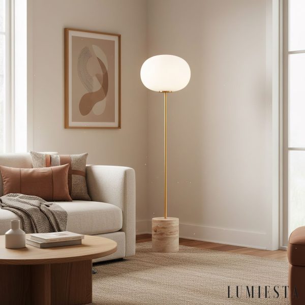 Lumiesta-bellagia-lampa-podogowa-zota-z-tym-trawertynem-do-salonu-33-x-150-cm-7.jpg Bellagia - Lampa podłogowa złota z żółtym trawertynem do salonu, Ø33 x 150 cm