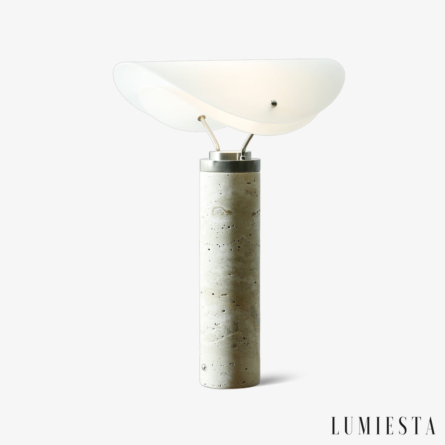 Bogotara - Nowoczesna lampa stołowa z marmuru biała