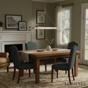 Britannix - Lampa wisząca mosiężna z alabastrem, do salonu i jadalni, Ø62 x 50 cm