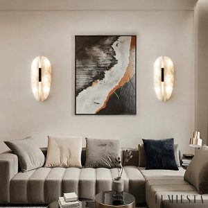 Citaria - Lampa wisząca nowoczesna alabastrowa, czarno-biała do salonu, Ø19/23 cm