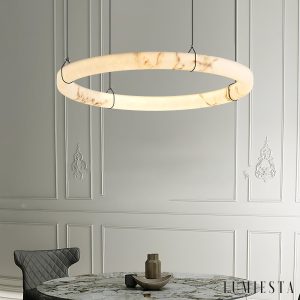 Galaphera - Lampa wisząca nowoczesna, czarno-biała do salonu, Ø50/80/100 cm
