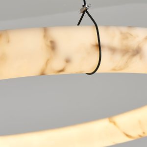 Galaphera - Lampa wisząca nowoczesna, czarno-biała do salonu, Ø50/80/100 cm