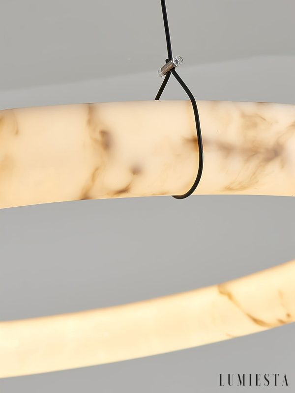 Galaphera - Lampa wisząca nowoczesna, czarno-biała do salonu, Ø50/80/100 cm