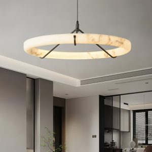 Galaphera - Lampa wisząca nowoczesna, czarno-biała do salonu, Ø50/80/100 cm